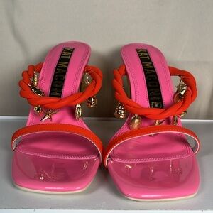 Kat Maconie Pink and Red Women's Heels